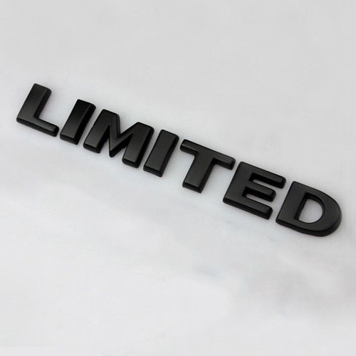 1pc black limited - black, emblem