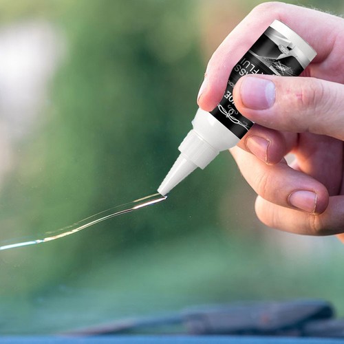 30ml cracked glass repair - cracked, car
