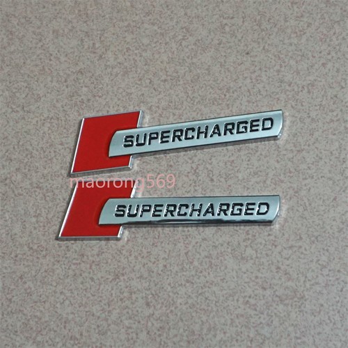 Big supercharged red chrome - 2x,