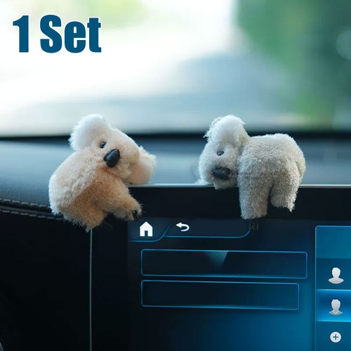 Pair plush cute koala car - plush,
