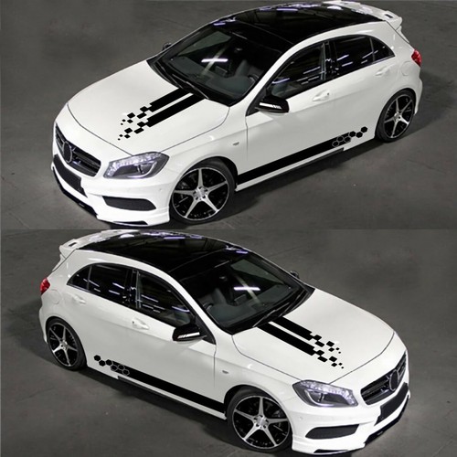 5pcs racing car side body - side, long