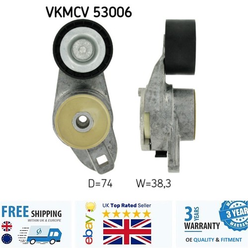 Ribbed belt tensioner for - belt,