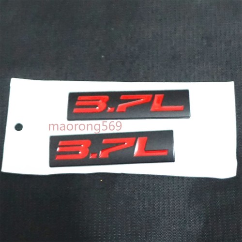 Matte black red - 2x, metal