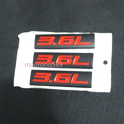 Black matte red - 3x, 3.6l