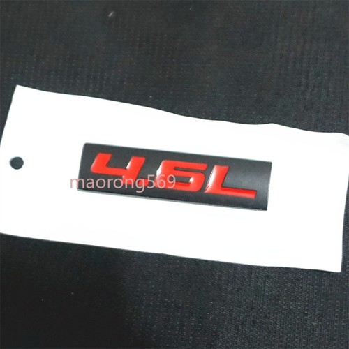 Red matte black metal - red, 4.6l