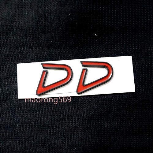 Matte black red small d - 2x,