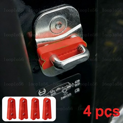 4pcs red universal - red, door