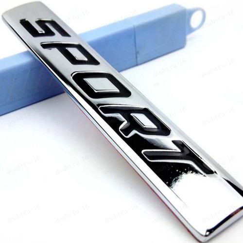 Sport car logo chrome - car,
