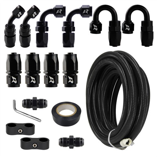 4ft an6 nylon stainless - an6,