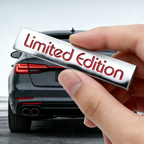 Car red limited edition - 3d,