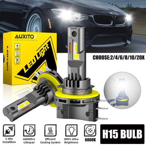 20x h15 led headlight bulbs - h15,