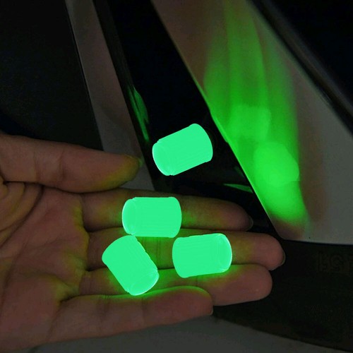 4pcs green luminous car wheel - 4pcs,