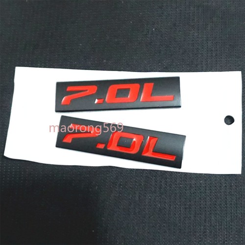 Red black matte metal - 2x, 7.0l