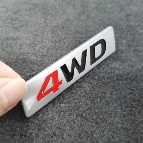 4wd logo metal car trunk - car, rear