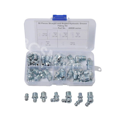50pcs straight angled - straight,