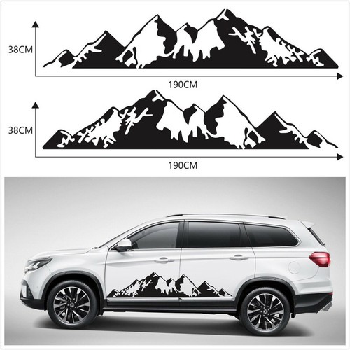 2pcs snow mountain range - 2pcs,