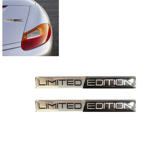 2pcs limited edition logo - 3d,