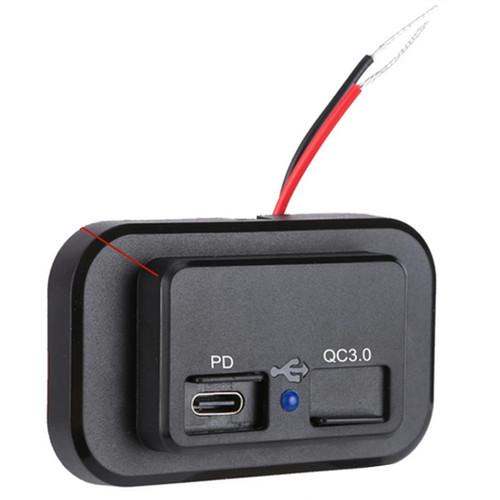 Car charger socket dual - socket,