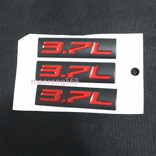 Matte black red metal - matte, 3.7l