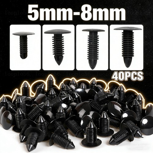 40pcs 5mm 8mm - 5mm-8mm, plastic