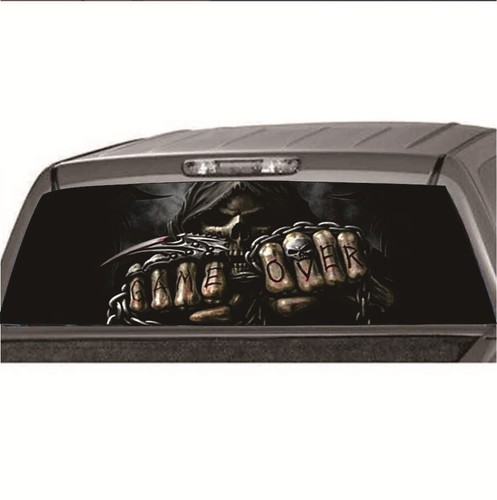 Vehicle decal rear window - vehicle,