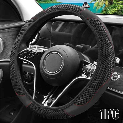 Black car steering wheel cover - car,
