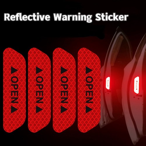 Red reflective tape open - 4x,