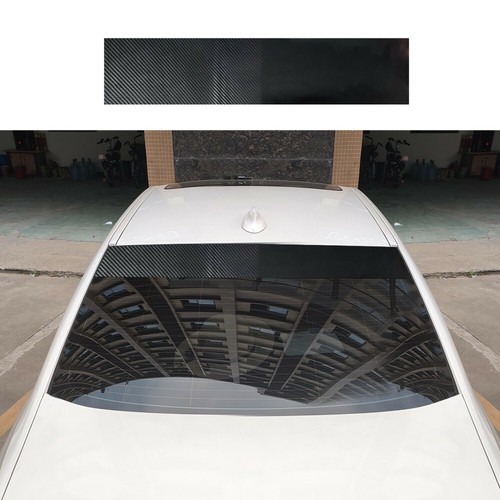 Carbon fiber look sun strip - carbon,