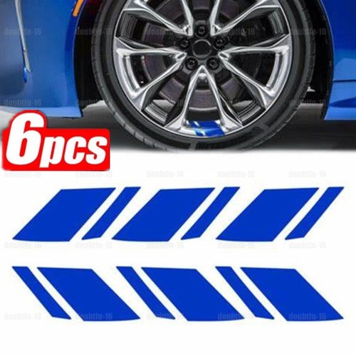 Blue reflective car wheel - blue,
