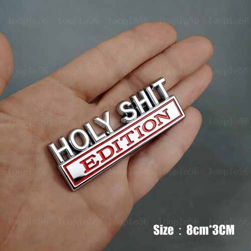 Funny holy shit edition logo - funny,