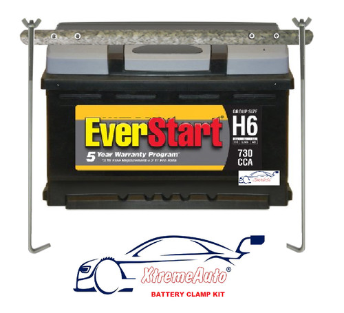 Car battery retaining - retaining, bracket