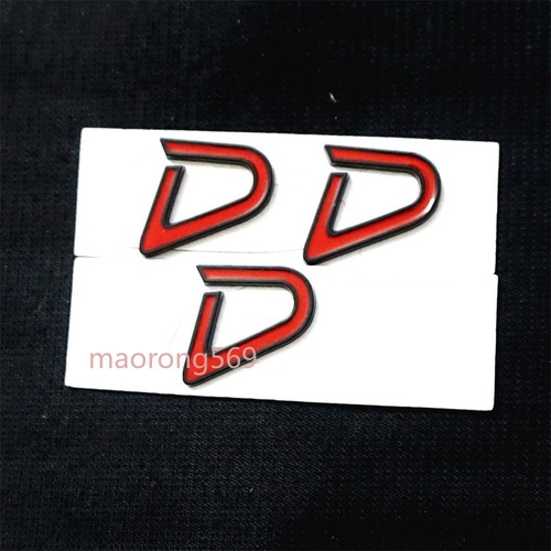 Red matte black small d - 3x,