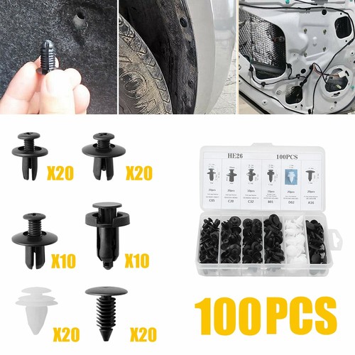 100x car clips - 100x,