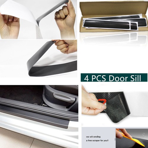 4pc car door scuff plate - car,