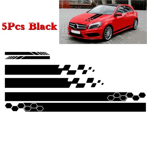 5pcs racing car side - side, long