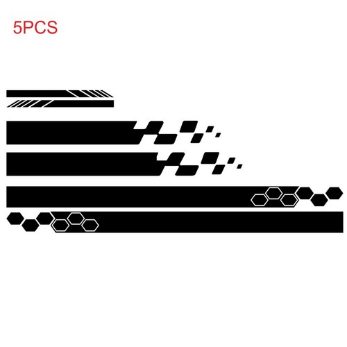 5pcs racing car side - , long